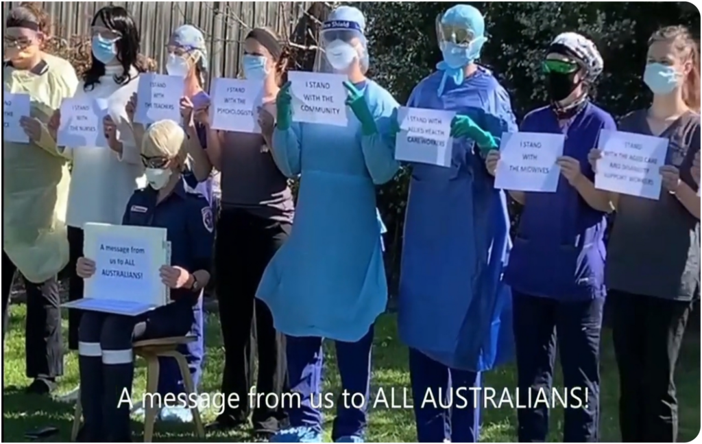 A Message From Us To All Australians 1